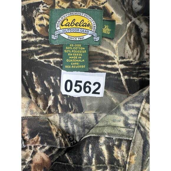 Cabelas Seclusion 3D Camo Shirt Mens XL Long Sleeve Button Up Hunting Pocket - Picture 12 of 13